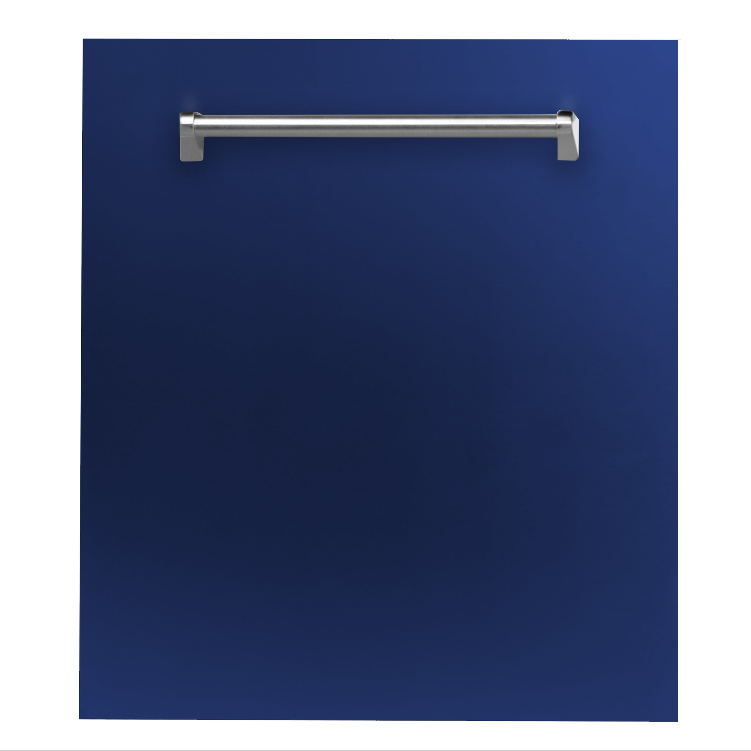 ZLINE 24" Dishwasher Panel in Blue Gloss with Traditional Handle (DP-BG-24)