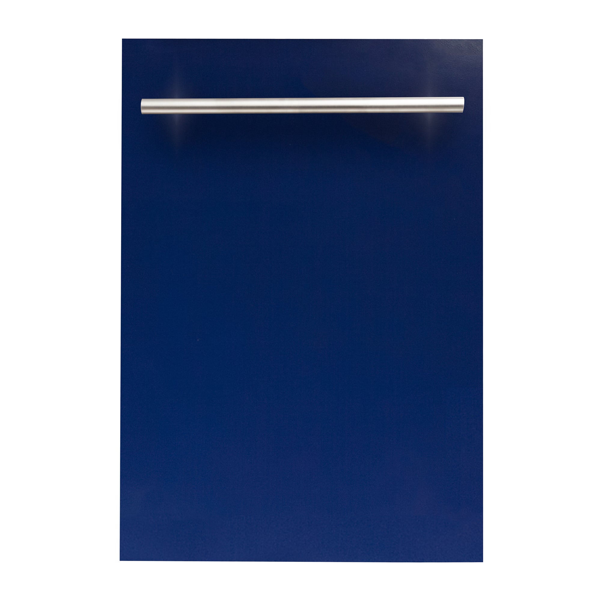 ZLINE 18" Dishwasher Panel in Blue Gloss with Modern Handle (DP-BG-H-18)