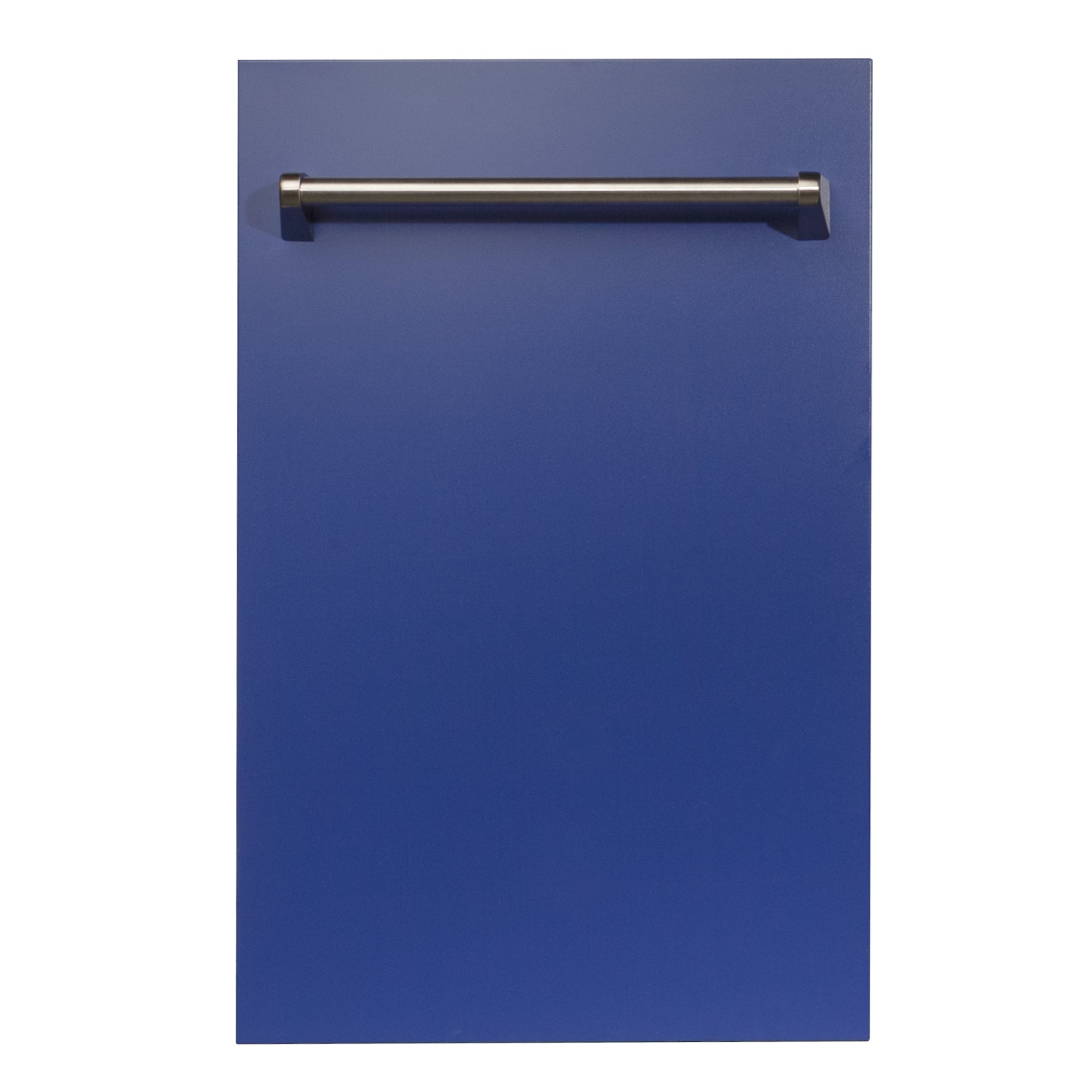 ZLINE 18" Dishwasher Panel in Blue Matte with Traditional Handle (DP-BM-18)