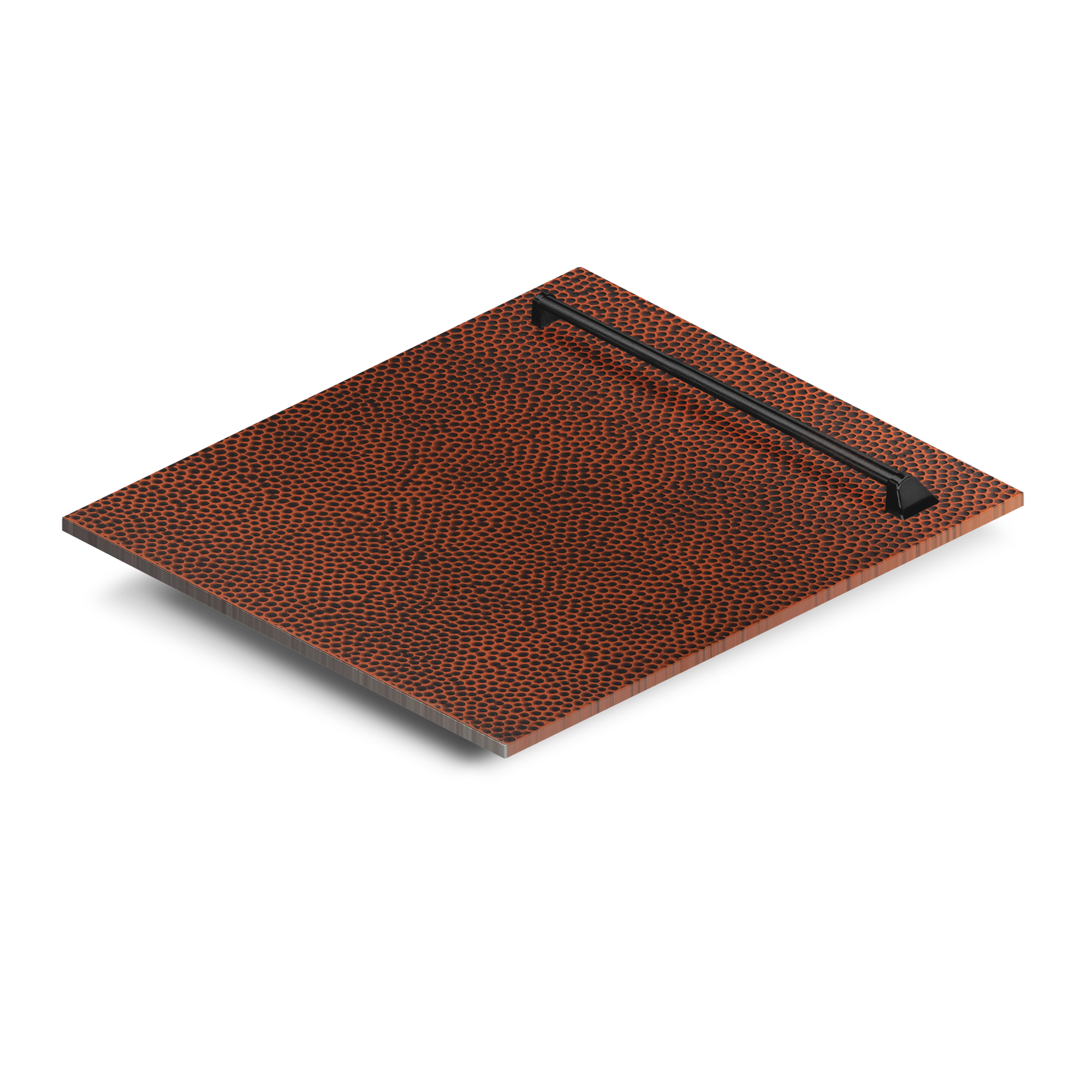 ZLINE 24" Dishwasher Panel in Hand-Hammered Copper with Traditional Handle (DP-HH-H-24)