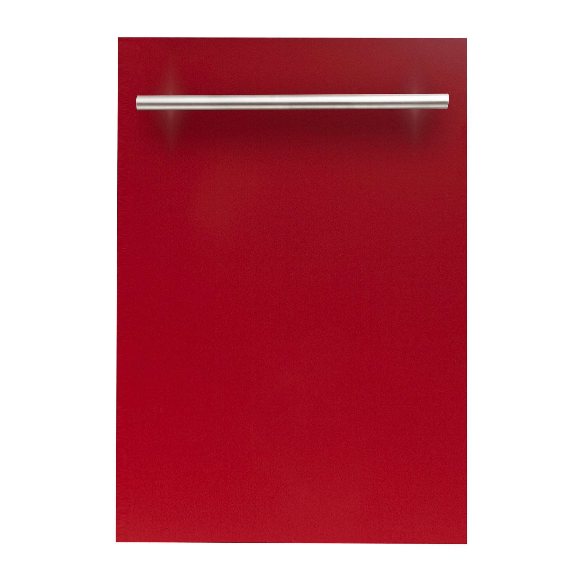 ZLINE 18" Dishwasher Panel in Red Gloss with Modern Handle (DP-RG-H-18)