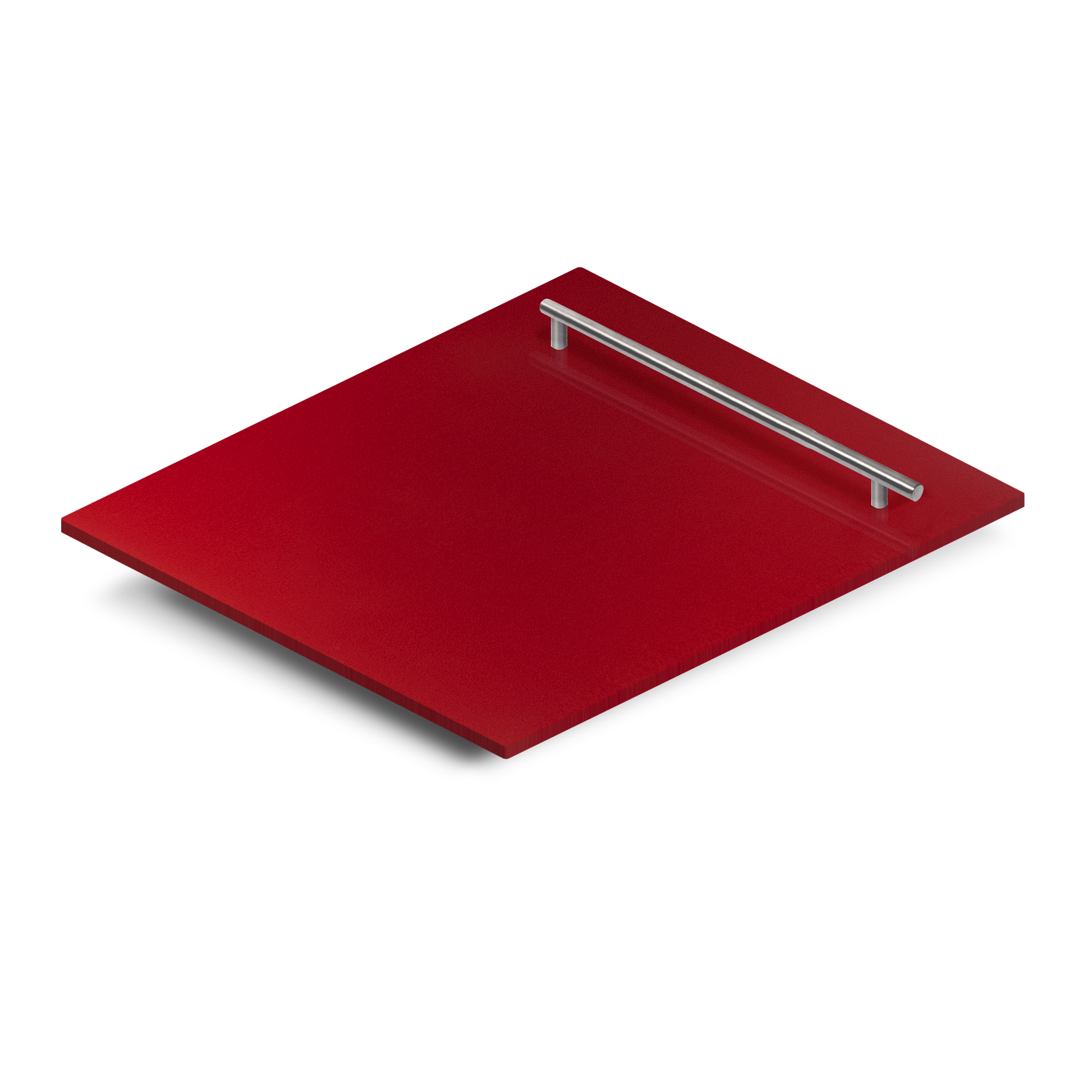 ZLINE 24" Dishwasher Panel in Red Gloss with Modern Handle (DP-RG-H-24)