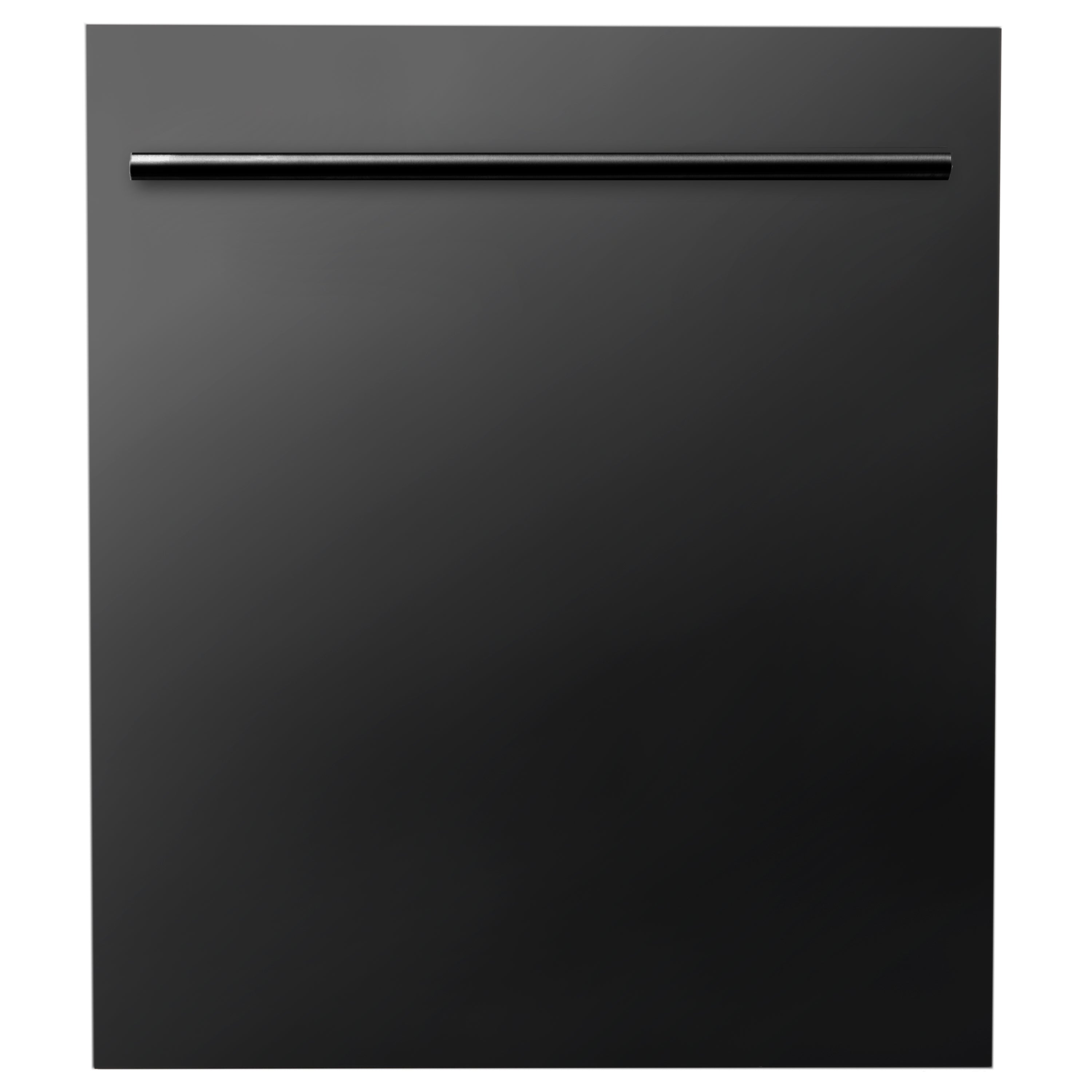 ZLINE 24" Dishwasher Panel in Black Stainless Steel with Modern Handle (DP-BS-H-24)