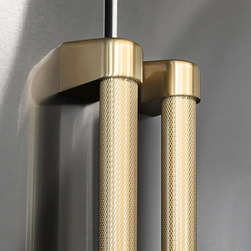coharuページ ZLINE Autograph Edition 36 in. Built-In Refrigerator Helix Handles