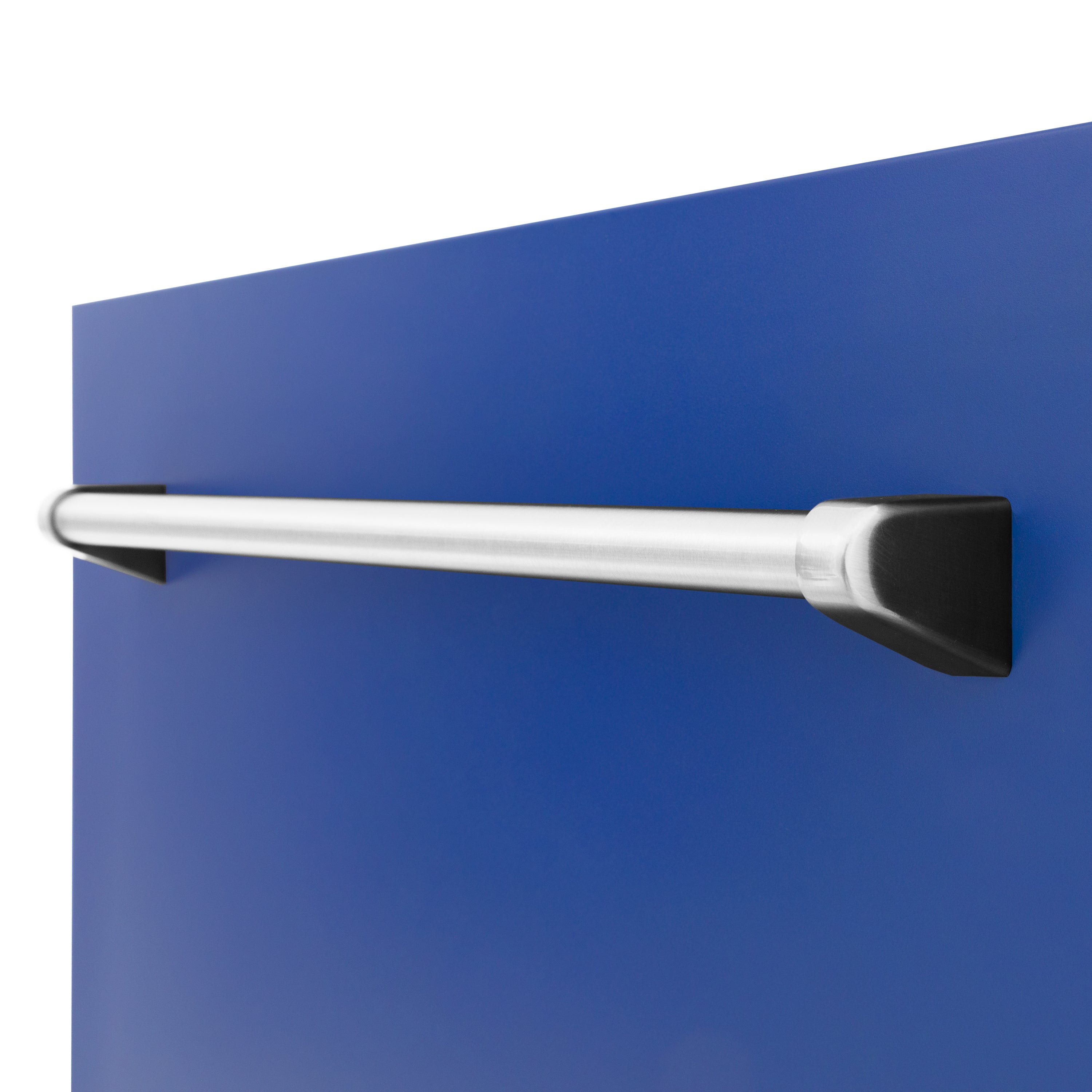ZLINE 18" Tallac Dishwasher Panel in Blue Matte with Traditional Handle (DPV-BM-18)