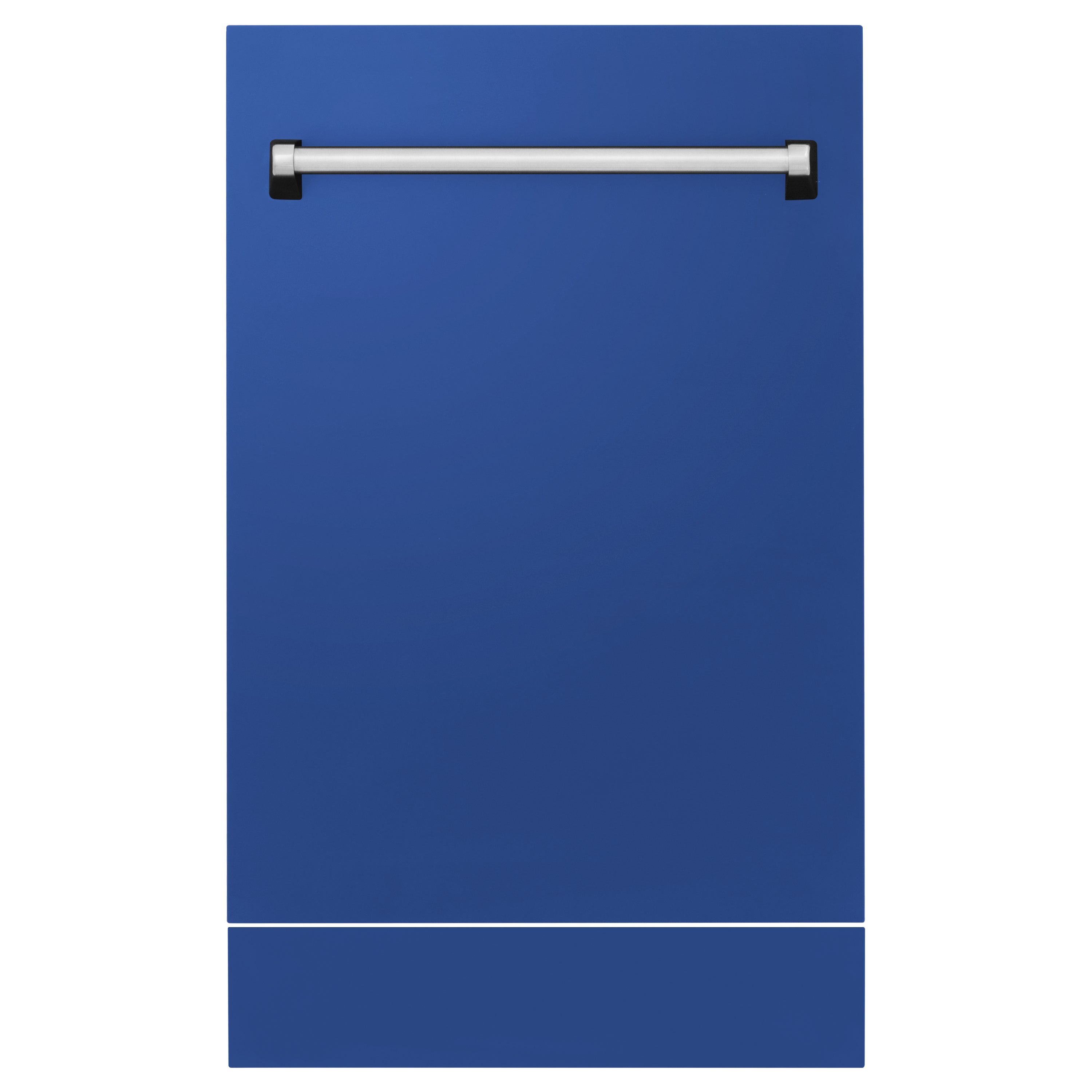 ZLINE 18" Tallac Dishwasher Panel in Blue Matte with Traditional Handle (DPV-BM-18)