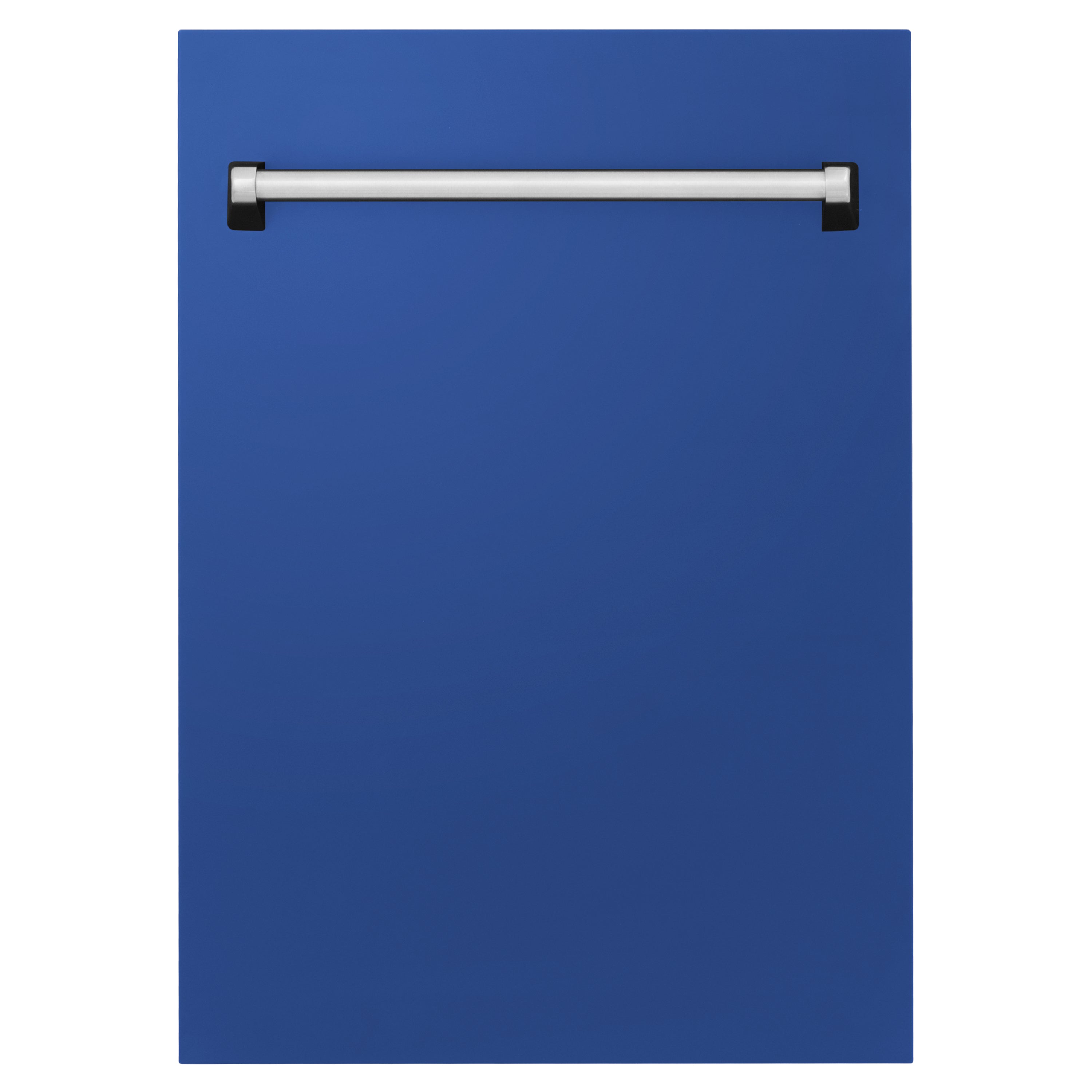 ZLINE 18" Tallac Dishwasher Panel in Blue Matte with Traditional Handle (DPV-BM-18)