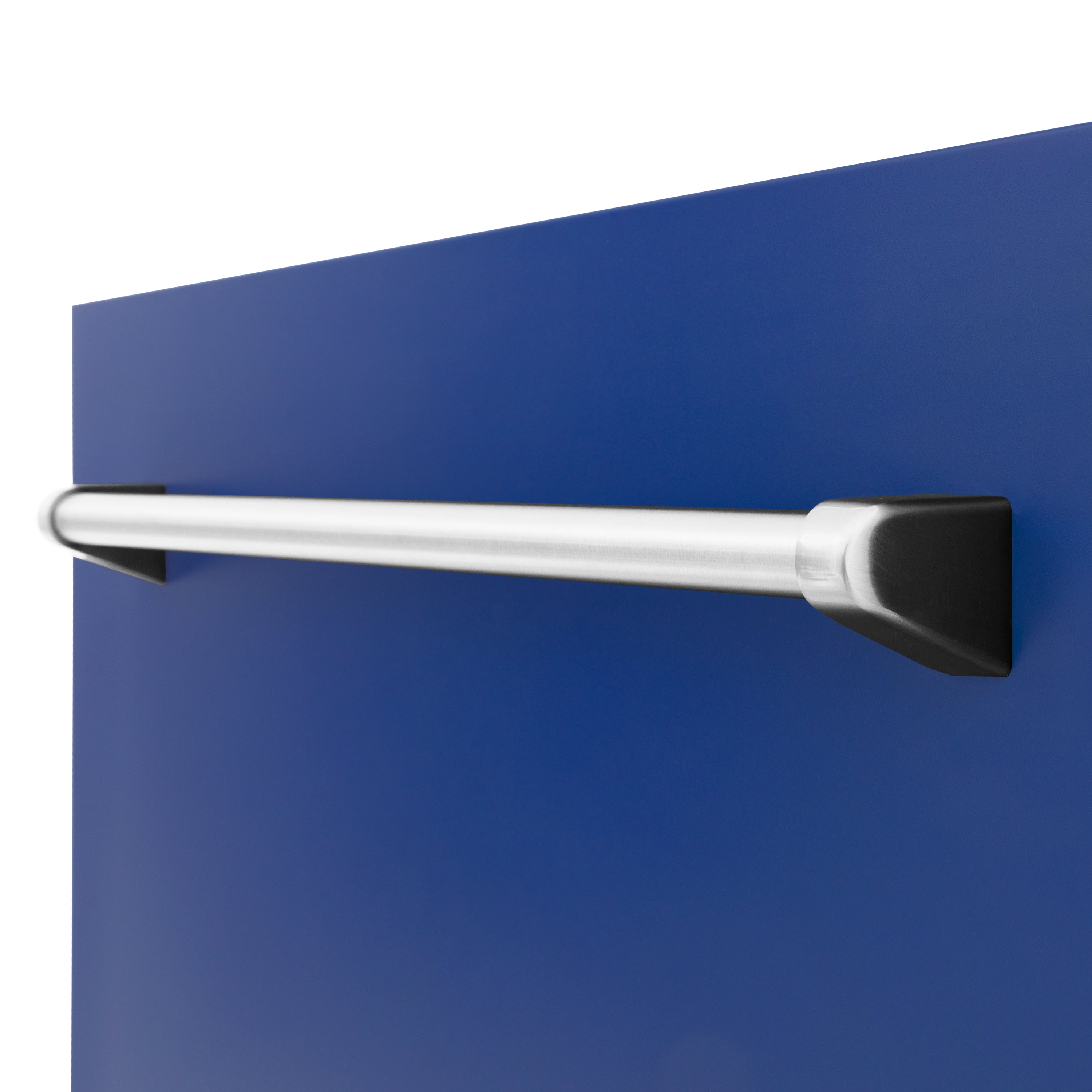 ZLINE 24" Tallac Dishwasher Panel in Blue Matte with Traditional Handle (DPV-BM-24)