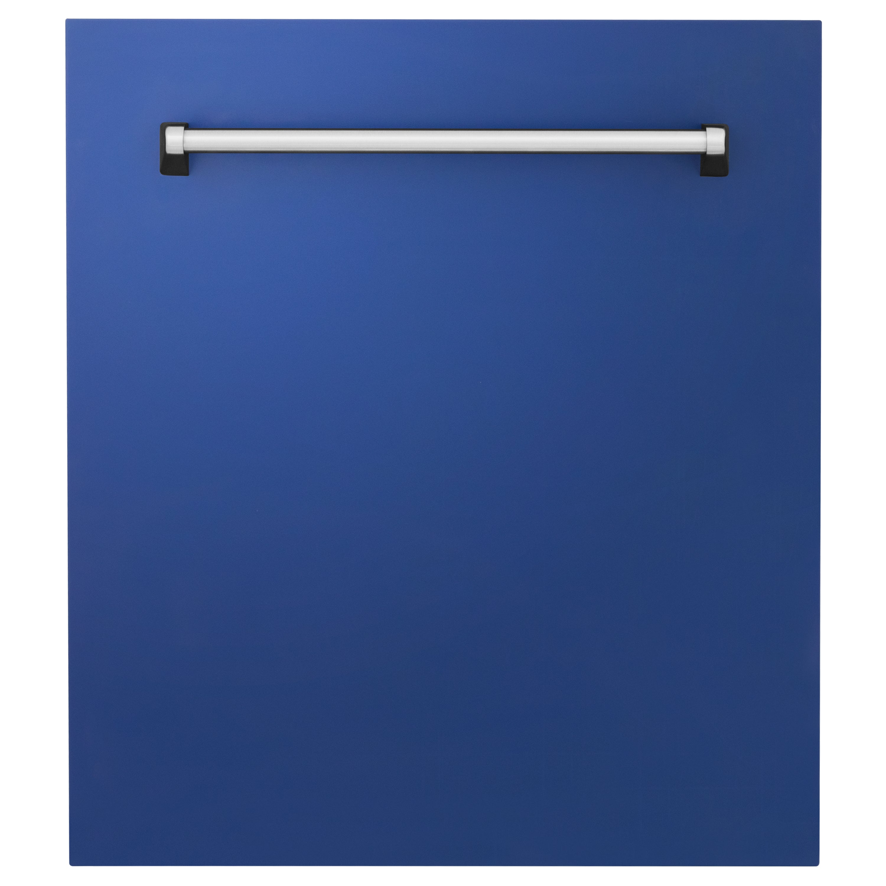 ZLINE 24" Tallac Dishwasher Panel in Blue Matte with Traditional Handle (DPV-BM-24)