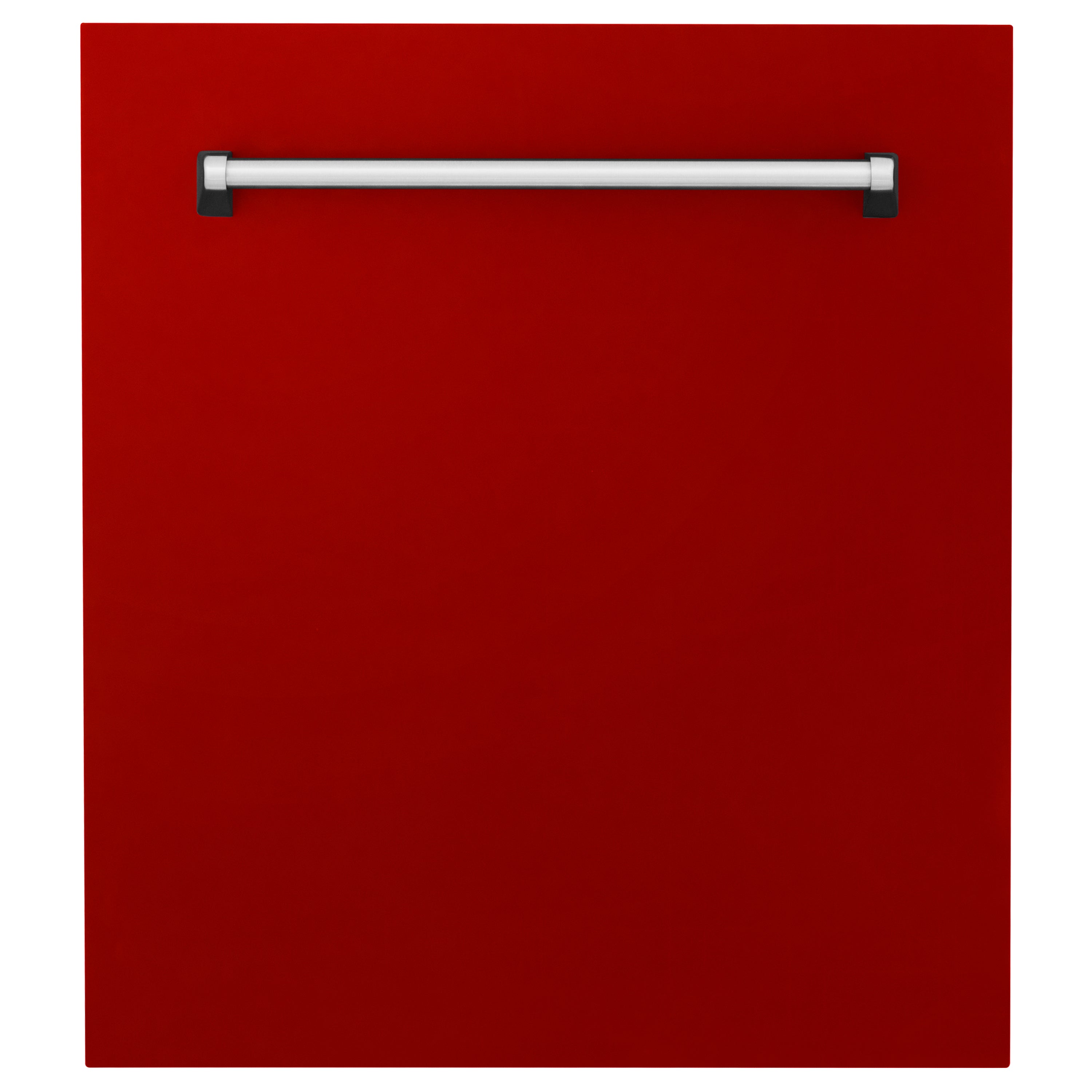 ZLINE 24" Tallac Dishwasher Panel in Red Gloss with Traditional Handle (DPV-RG-24)
