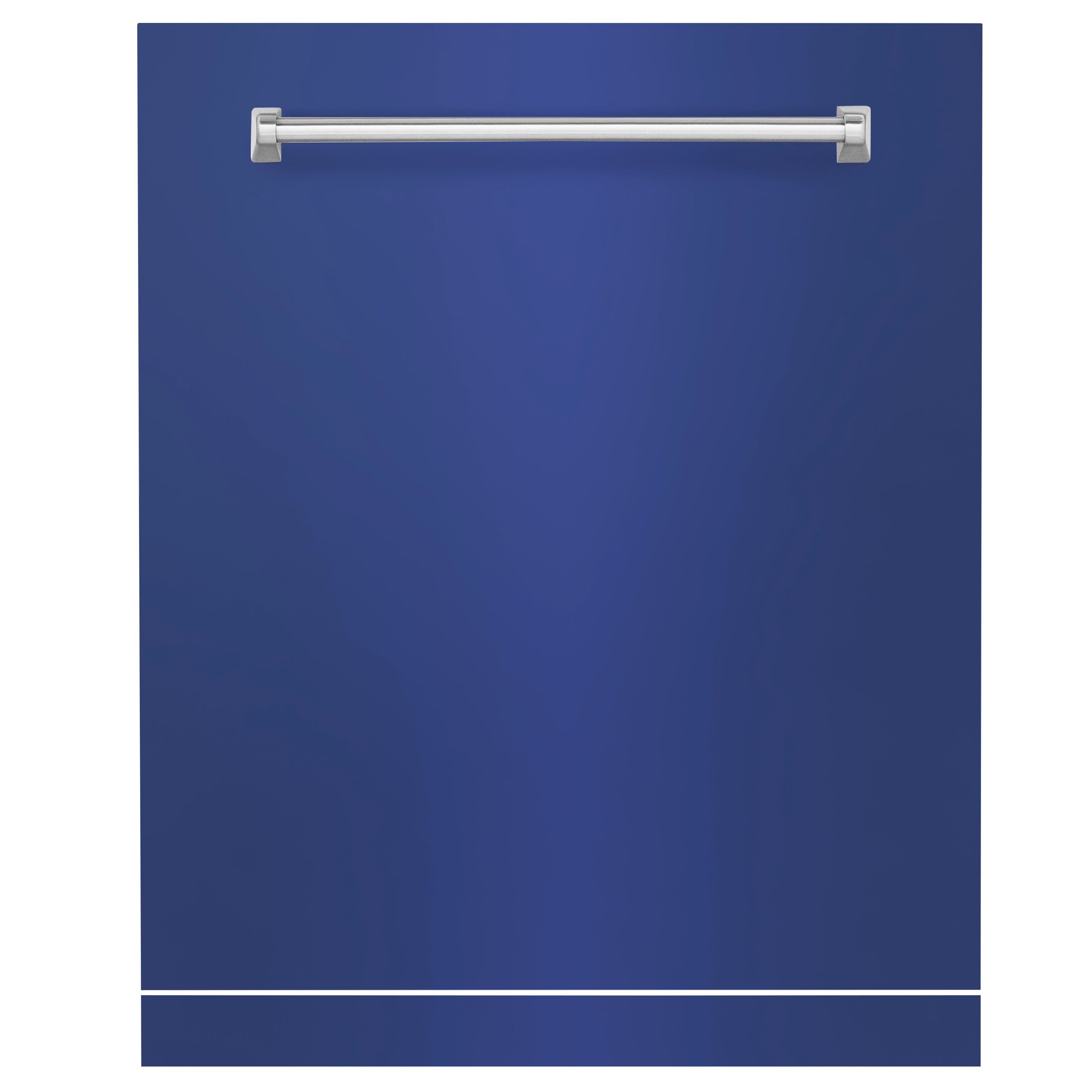 ZLINE 24" Monument Dishwasher Panel in Blue Matte with Traditional Handle (DPMT-BM-24)