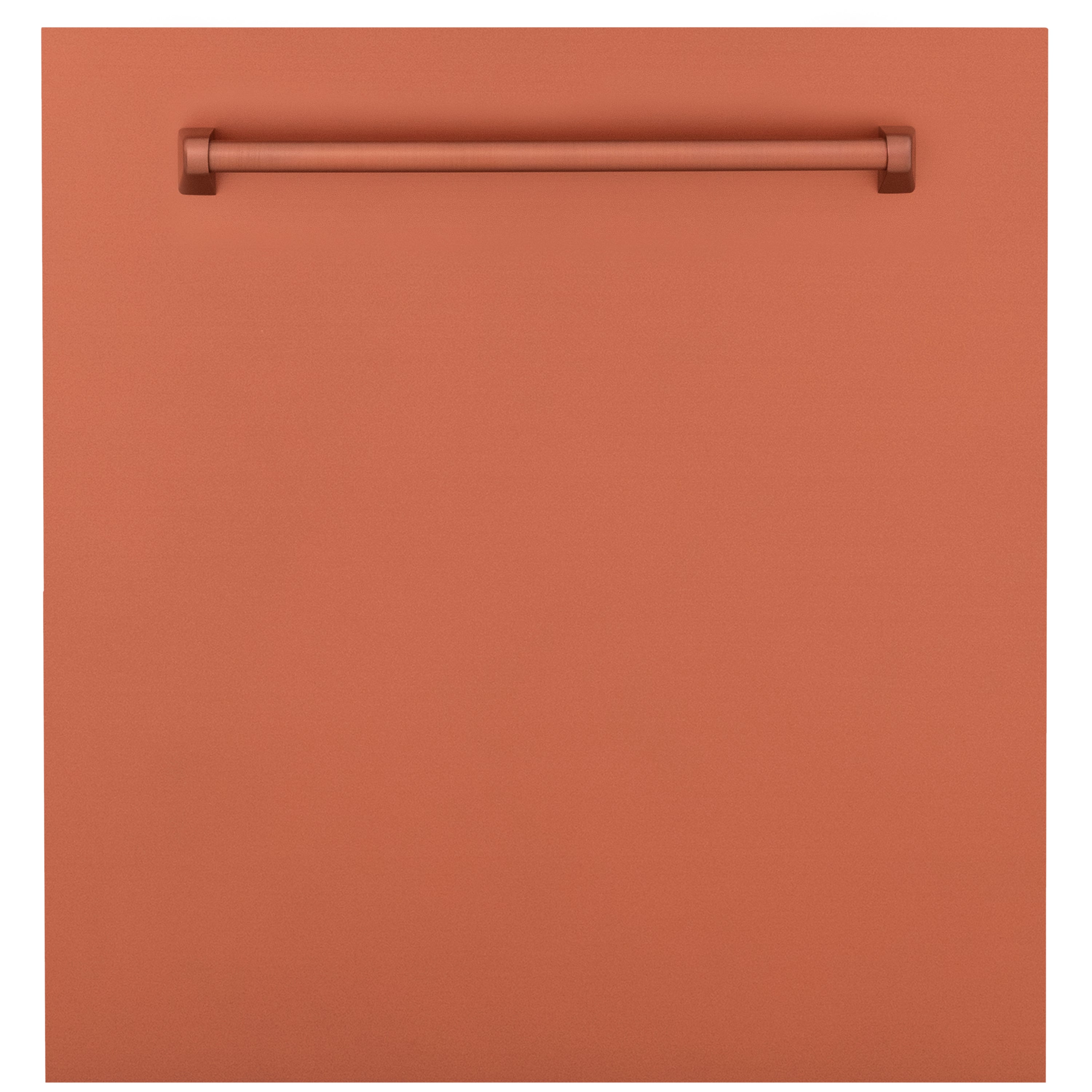 ZLINE 24" Monument Dishwasher Panel in Copper with Traditional Handle (DPMT-C-24)