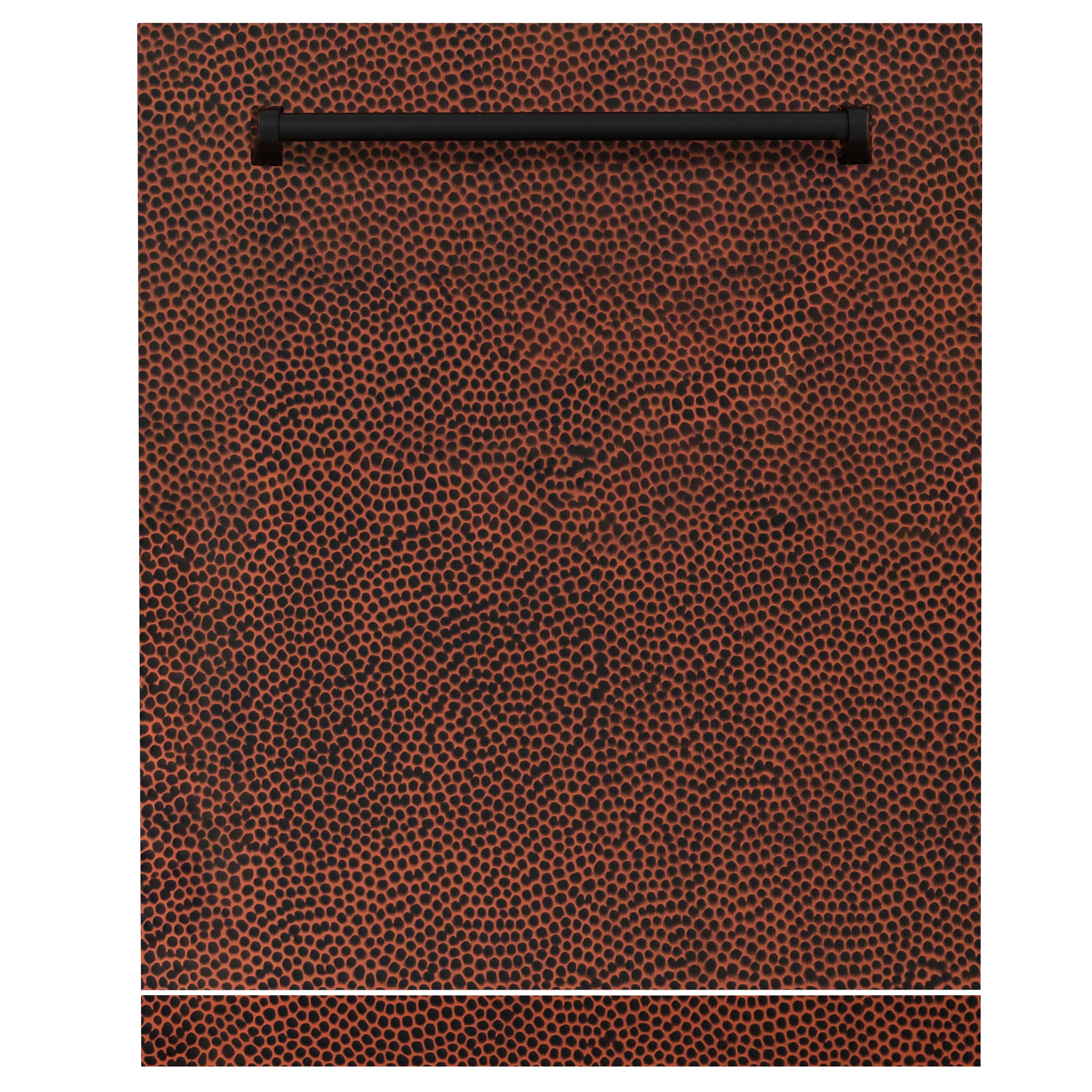 ZLINE 24" Monument Dishwasher Panel in Hand Hammered Copper with Traditional Handle (DPMT-HH-24)