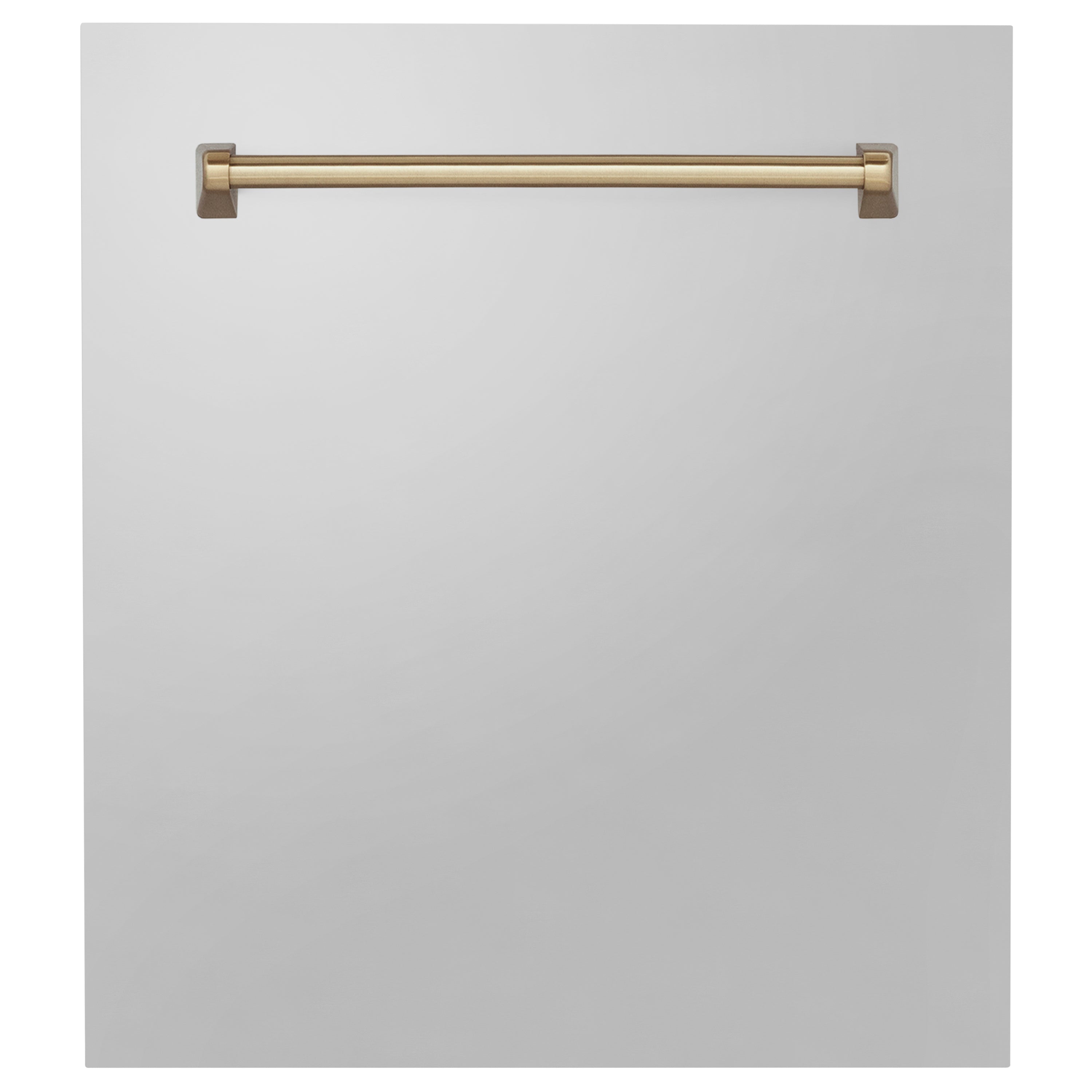 ZLINE 24" Autograph Edition Tallac Dishwasher Panel in Stainless Steel with Champagne Bronze Handle (DPVZ-304-24-CB)