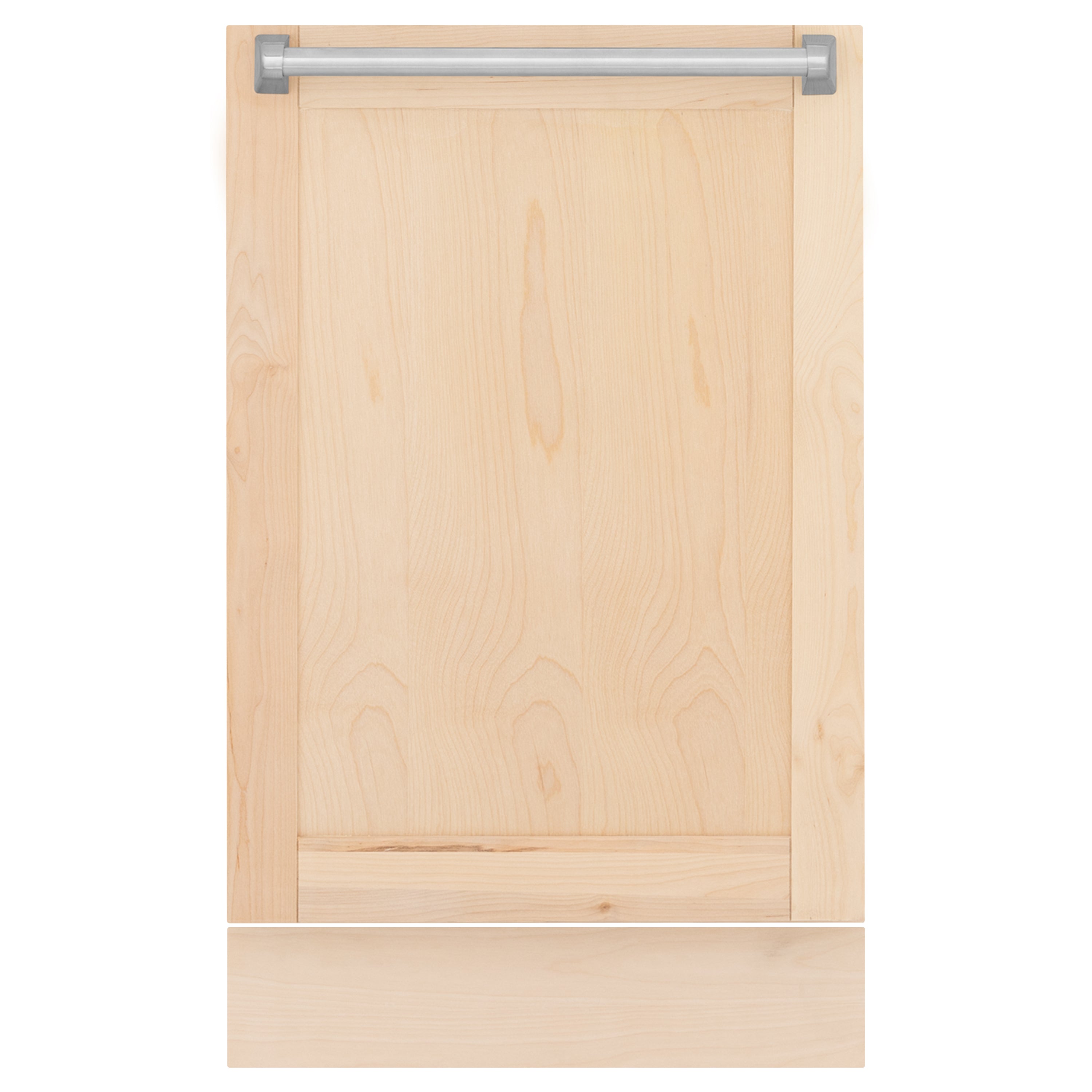 ZLINE 18" Tallac Dishwasher Panel in Unfinished Wood with Traditional Handle (DPV-UF-18)