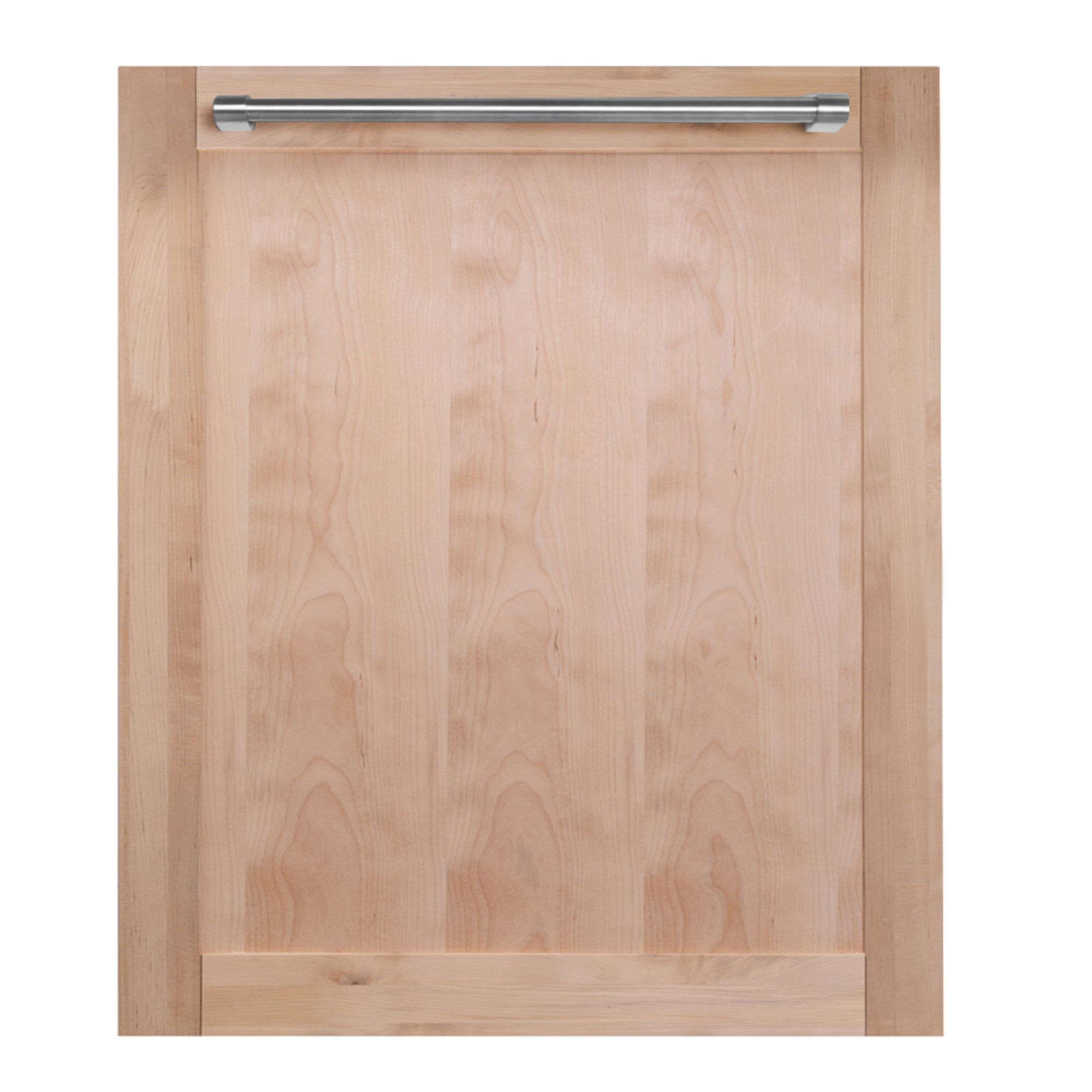 ZLINE 24" Dishwasher Panel in Unfinished Wood with Traditional Handle (DP-UF-H-24)