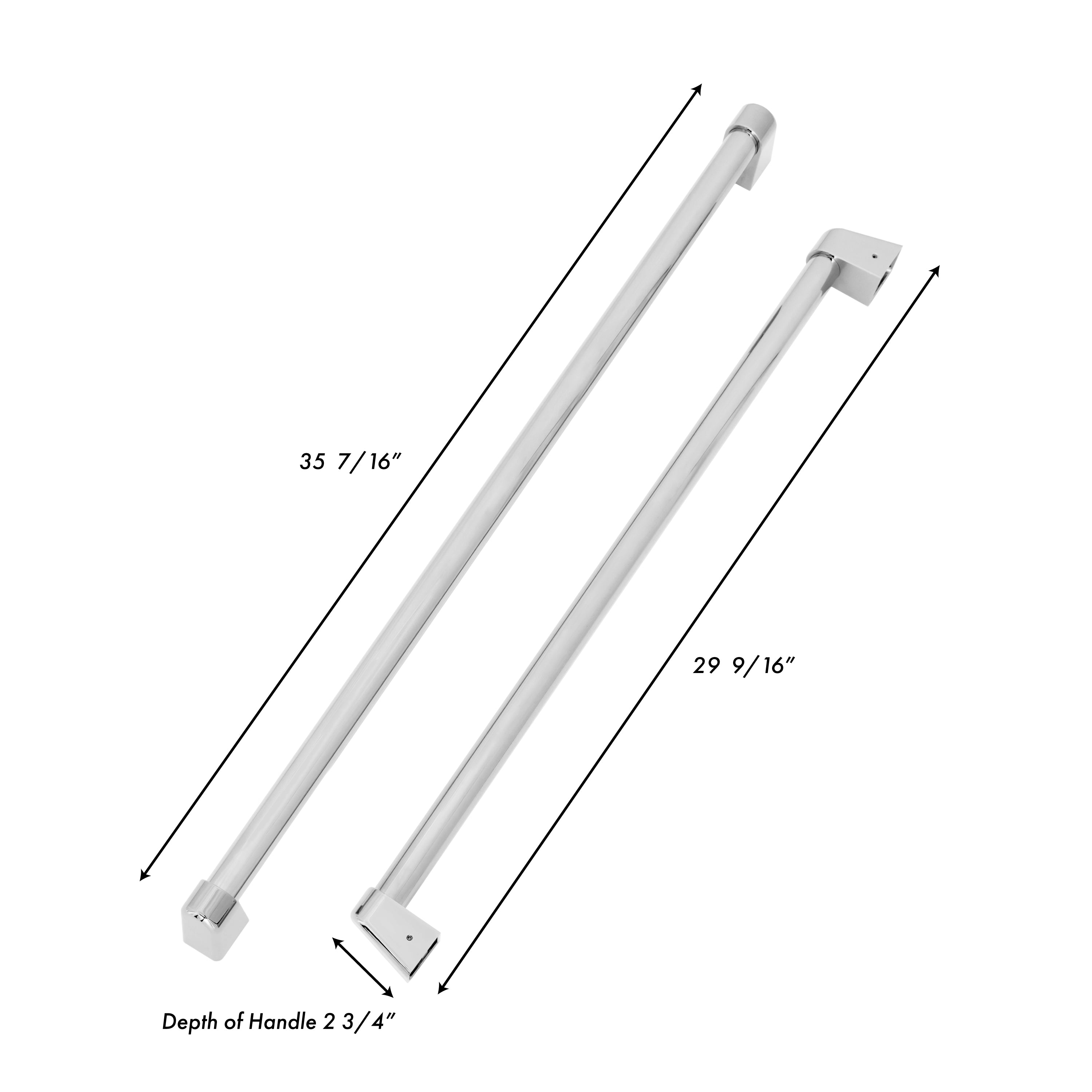 ZLINE 36" Refrigerator Panels in Stainless Steel for a 36" Buit-in Refrigerator (RPBIV-304-36)