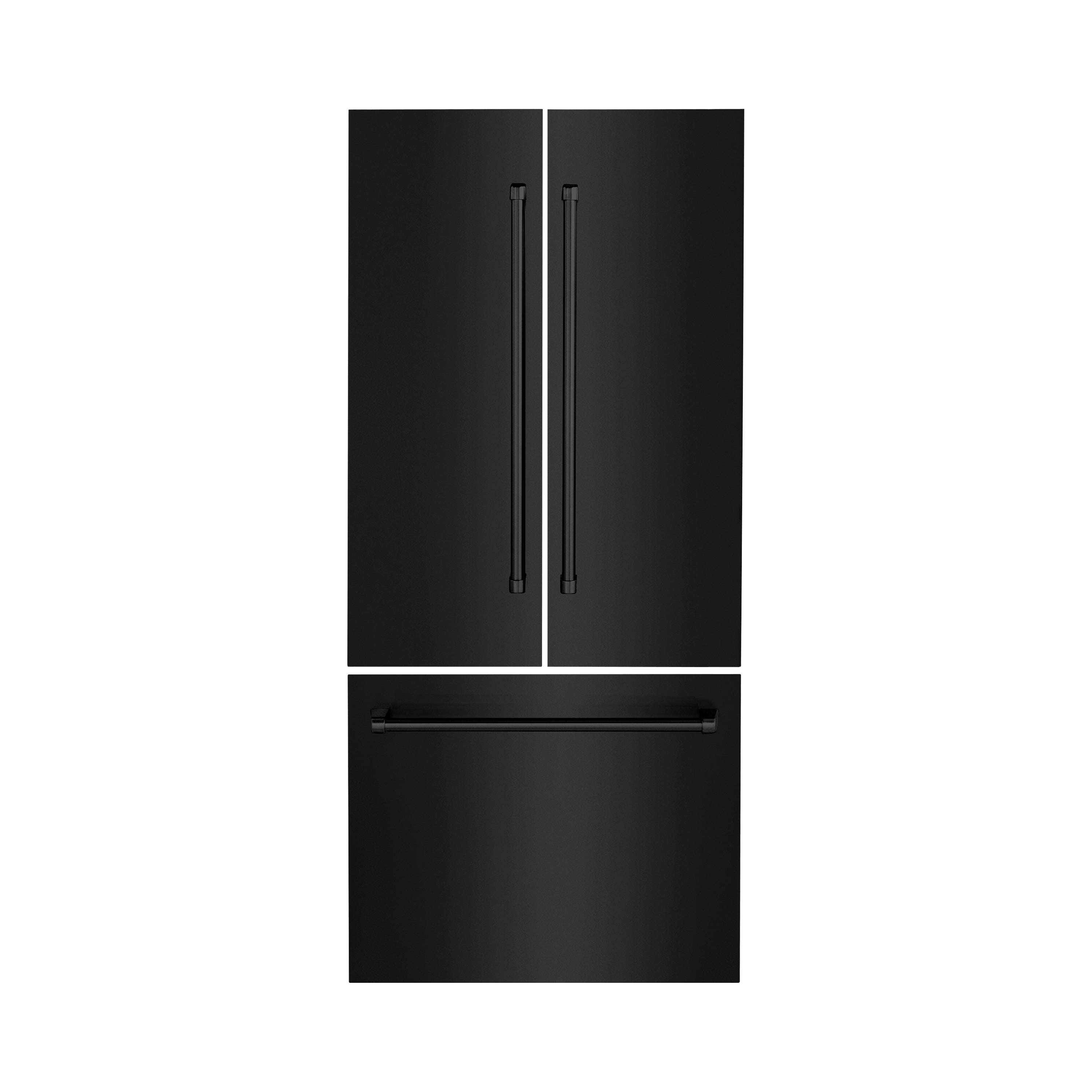ZLINE 36" Refrigerator Panels in Black Stainless Steel for a 36" Buit-in Refrigerator (RPBIV-BS-36)