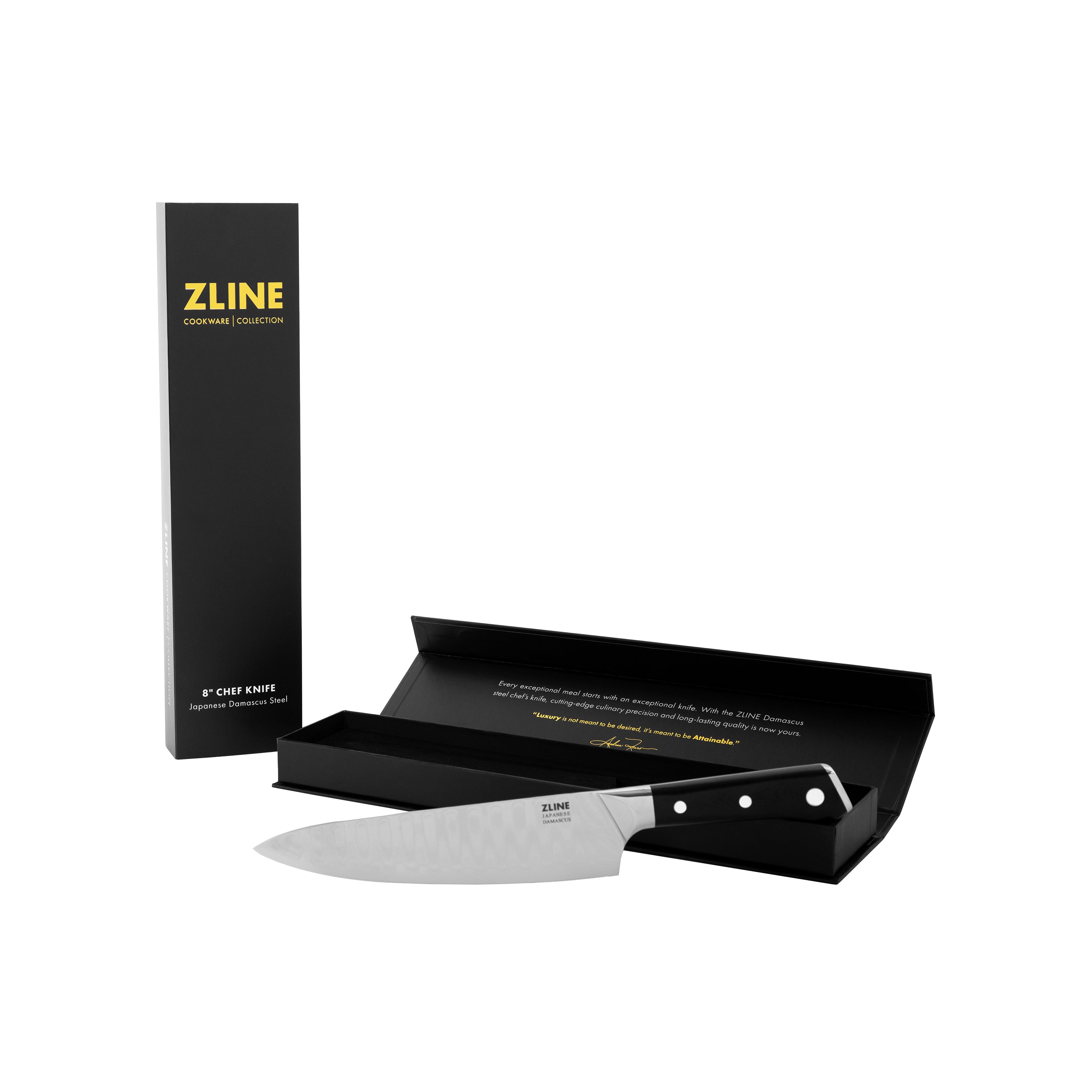 ZLINE 8” Professional Damascus Steel Chef's Knife – ZLINE Kitchen